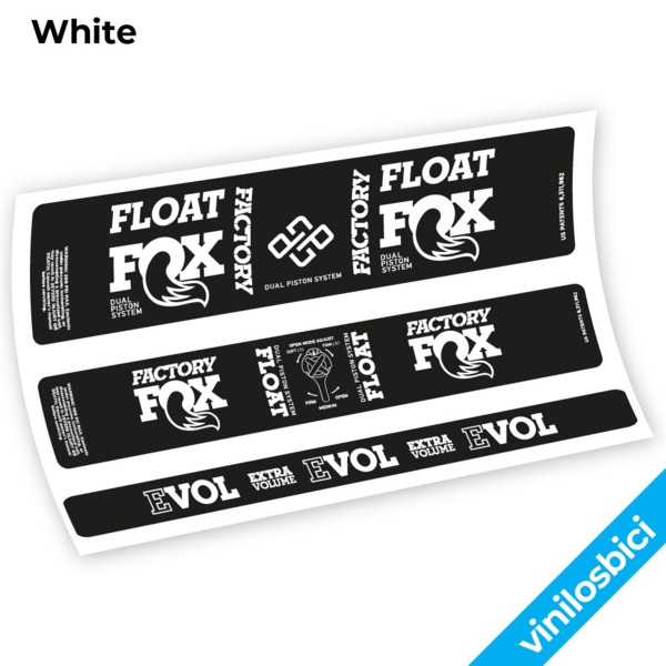 Fox DPS factory 2019 pegatinas en vinilo adhesivo amortiguador (23)