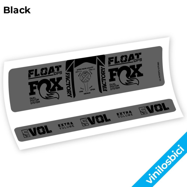 Fox Float DPS Factory 3Pos 2021 Pegatinas en vinilo adhesivo Amortiguador (2)