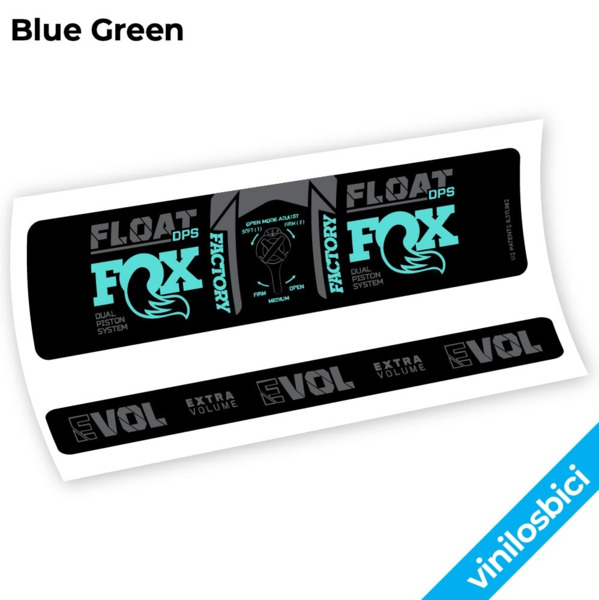 Fox Float DPS Factory 3Pos 2021 Pegatinas en vinilo adhesivo Amortiguador (3)
