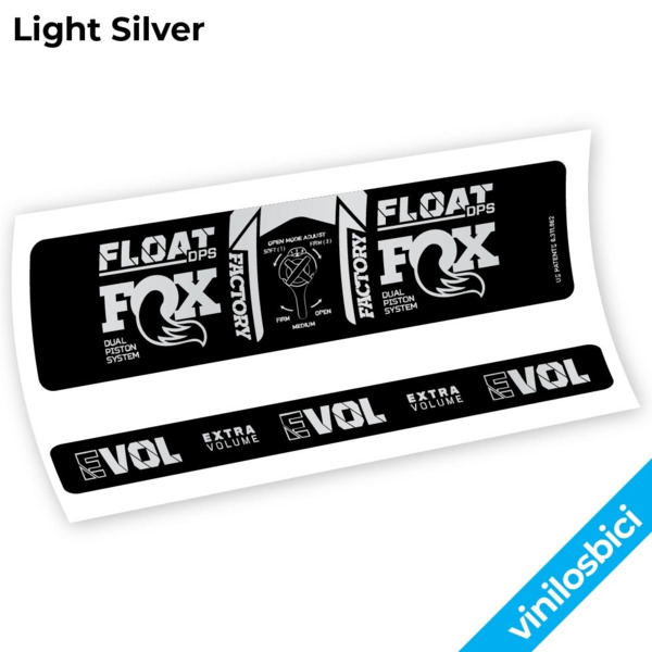 Fox Float DPS Factory 3Pos 2021 Pegatinas en vinilo adhesivo Amortiguador (10)