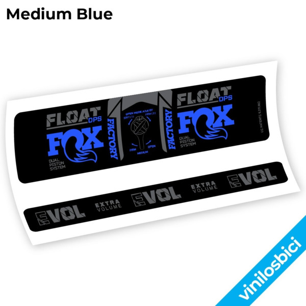Fox Float DPS Factory 3Pos 2021 Pegatinas en vinilo adhesivo Amortiguador (11)