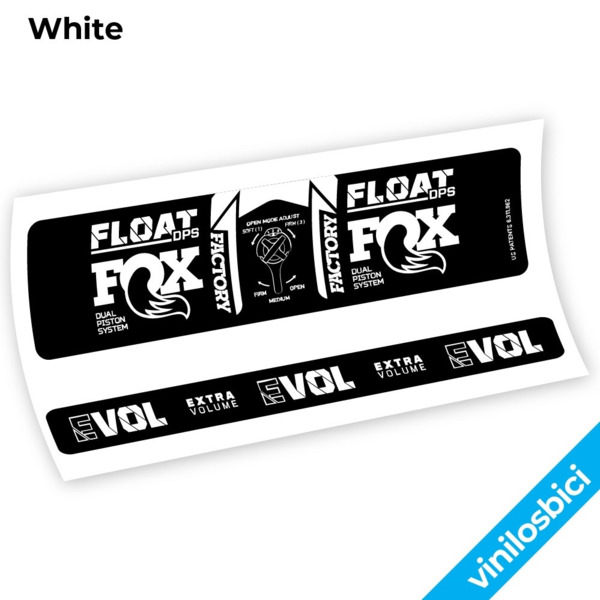 Fox Float DPS Factory 3Pos 2021 Pegatinas en vinilo adhesivo Amortiguador (23)