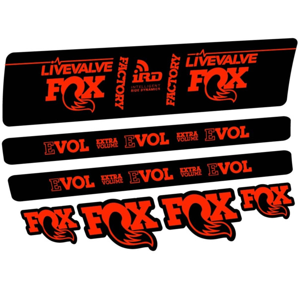 Fox DPS LiveValve 2019 Pegatinas en vinilo adhesivo Amortiguador (1)