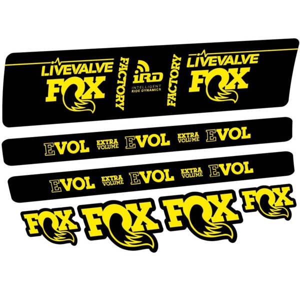 Fox DPS LiveValve 2019 Pegatinas en vinilo adhesivo Amortiguador (3)