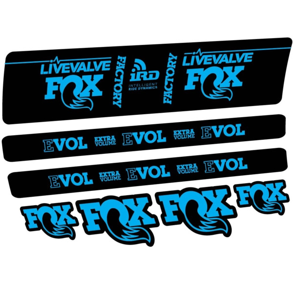 Fox DPS LiveValve 2019 Pegatinas en vinilo adhesivo Amortiguador (4)