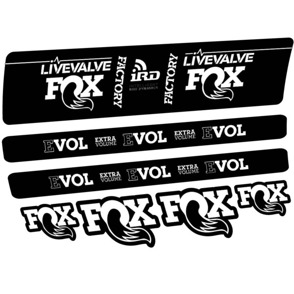 Fox DPS LiveValve 2019 Pegatinas en vinilo adhesivo Amortiguador (6)