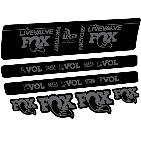 Fox DPS LiveValve 2019 Pegatinas en vinilo adhesivo Amortiguador (7)