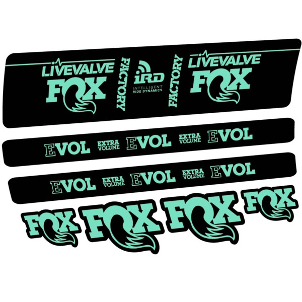 Fox DPS LiveValve 2019 Pegatinas en vinilo adhesivo Amortiguador (9)