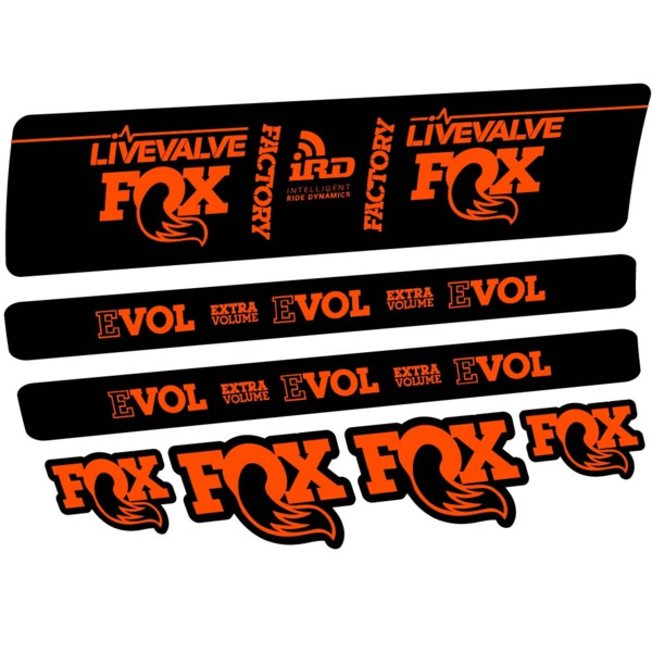 Fox DPS LiveValve 2019 Pegatinas en vinilo adhesivo Amortiguador (10)