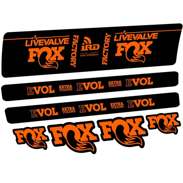 Fox DPS LiveValve 2019 Pegatinas en vinilo adhesivo Amortiguador (11)