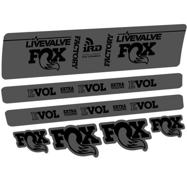 Fox DPS LiveValve 2019 Pegatinas en vinilo adhesivo Amortiguador (12)