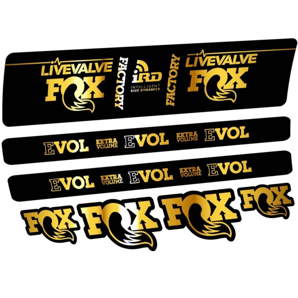 Fox DPS LiveValve 2019 Pegatinas en vinilo adhesivo Amortiguador (14)