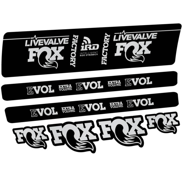 Fox DPS LiveValve 2019 Pegatinas en vinilo adhesivo Amortiguador (15)
