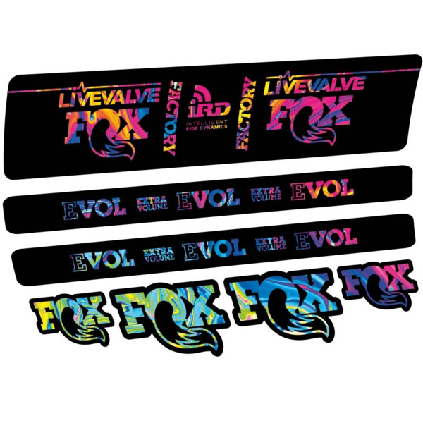 Fox DPS LiveValve 2019 Pegatinas en vinilo adhesivo Amortiguador (17)