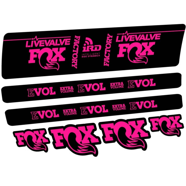 Fox DPS LiveValve 2019 Pegatinas en vinilo adhesivo Amortiguador (20)