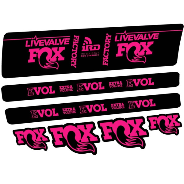 Fox DPS LiveValve 2019 Pegatinas en vinilo adhesivo Amortiguador (21)