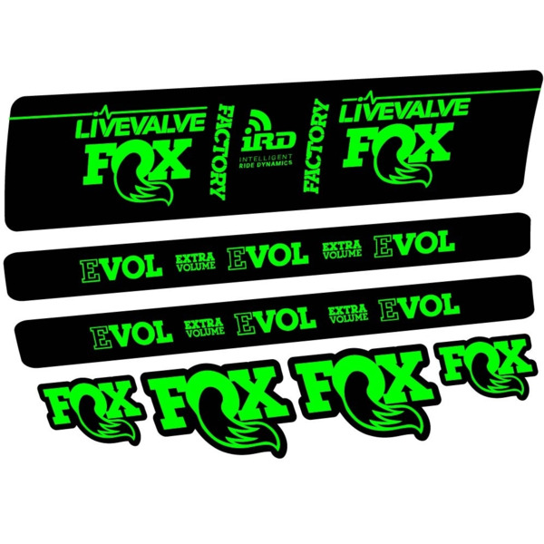 Fox DPS LiveValve 2019 Pegatinas en vinilo adhesivo Amortiguador (23)