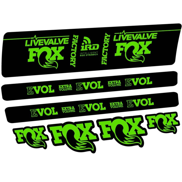 Fox DPS LiveValve 2019 Pegatinas en vinilo adhesivo Amortiguador (24)