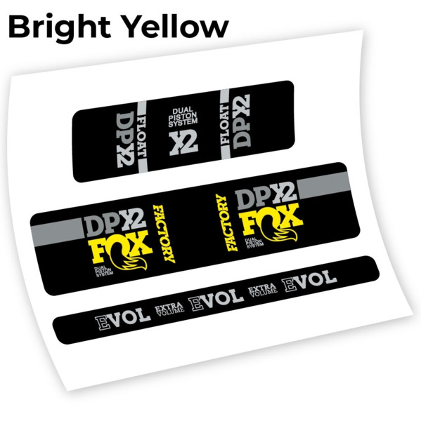 Fox Float DPX2 2018 Pegatinas en vinilo adhesivo amortiguador (4)