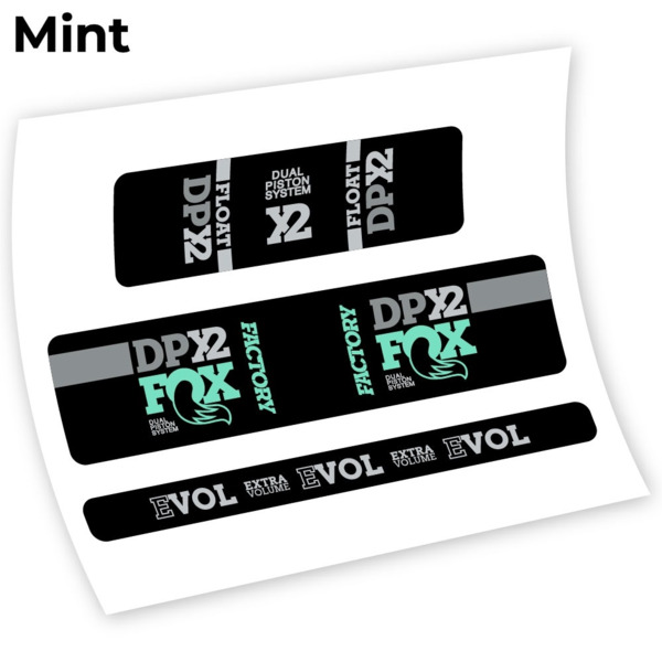Fox Float DPX2 2018 Pegatinas en vinilo adhesivo amortiguador (12)