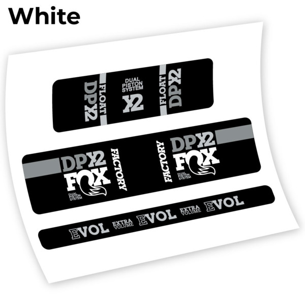 Fox Float DPX2 2018 Pegatinas en vinilo adhesivo amortiguador (21)