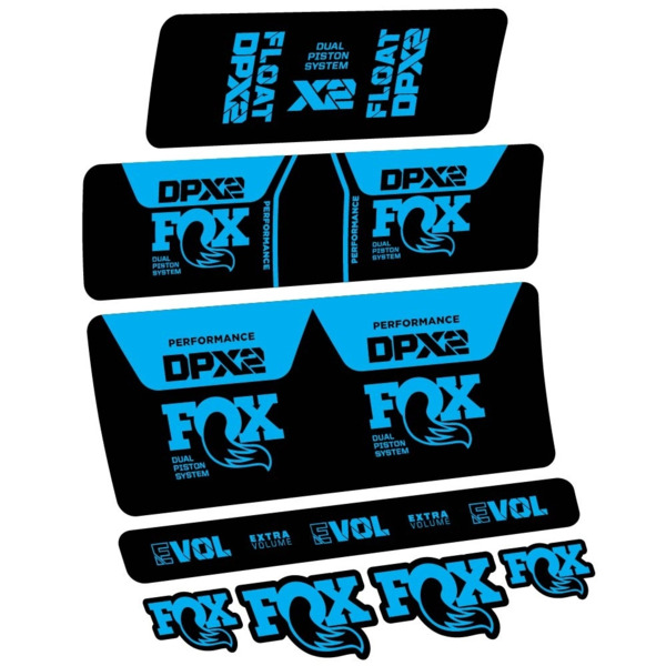 Fox DPX2 Performance 2021 Pegatinas en vinilo adhesivo Amortiguador (4)
