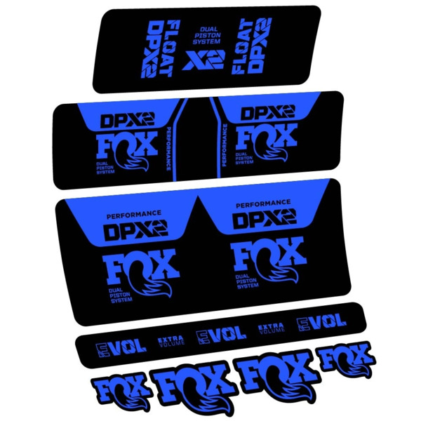 Fox DPX2 Performance 2021 Pegatinas en vinilo adhesivo Amortiguador (5)