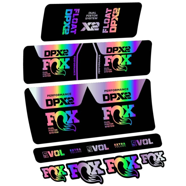 Fox DPX2 Performance 2021 Pegatinas en vinilo adhesivo Amortiguador (8)