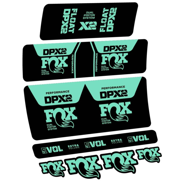Fox DPX2 Performance 2021 Pegatinas en vinilo adhesivo Amortiguador (9)