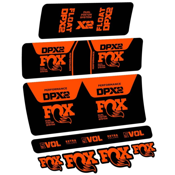 Fox DPX2 Performance 2021 Pegatinas en vinilo adhesivo Amortiguador (10)