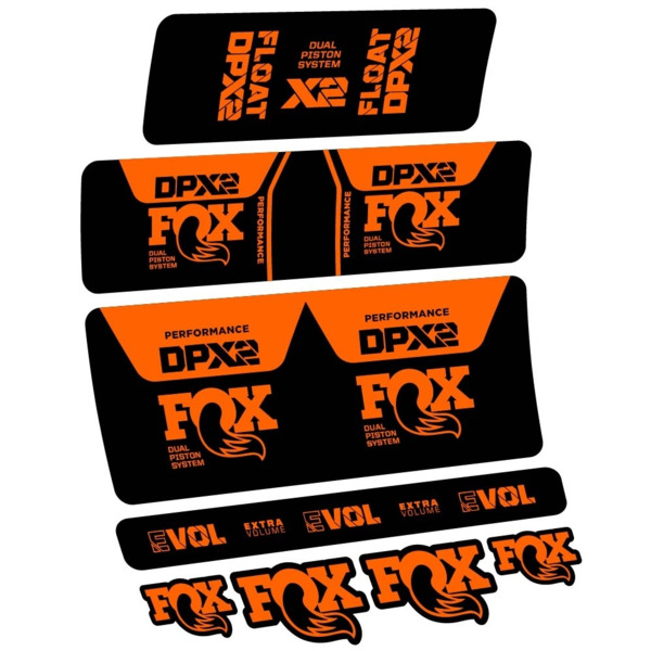 Fox DPX2 Performance 2021 Pegatinas en vinilo adhesivo Amortiguador (11)
