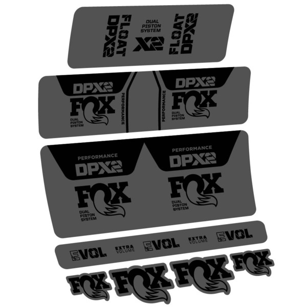Fox DPX2 Performance 2021 Pegatinas en vinilo adhesivo Amortiguador (12)