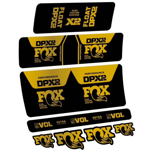 Fox DPX2 Performance 2021 Pegatinas en vinilo adhesivo Amortiguador (13)