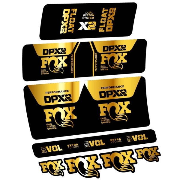 Fox DPX2 Performance 2021 Pegatinas en vinilo adhesivo Amortiguador (14)