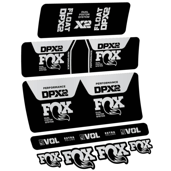 Fox DPX2 Performance 2021 Pegatinas en vinilo adhesivo Amortiguador (15)
