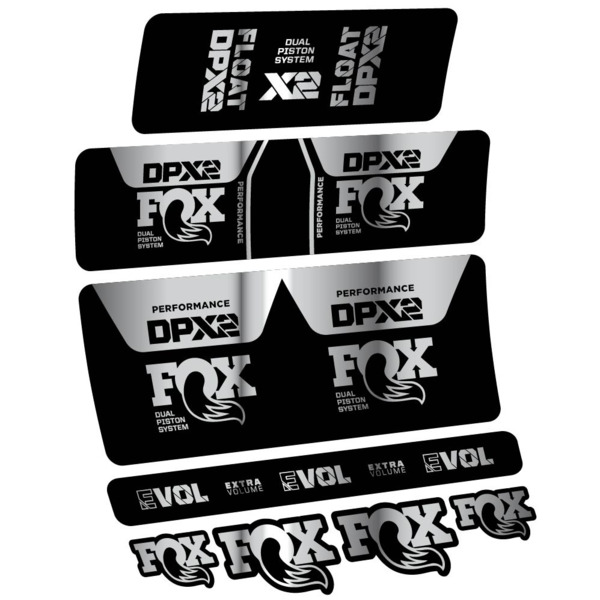 Fox DPX2 Performance 2021 Pegatinas en vinilo adhesivo Amortiguador (16)