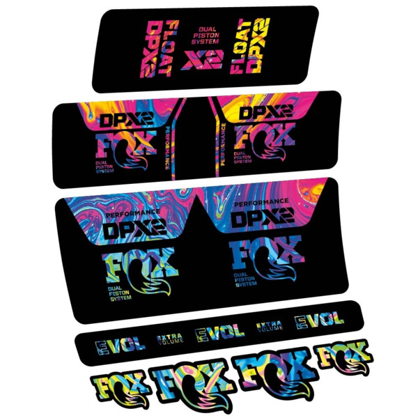 Fox DPX2 Performance 2021 Pegatinas en vinilo adhesivo Amortiguador (17)