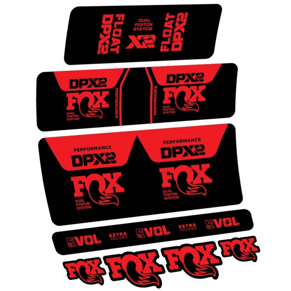 Fox DPX2 Performance 2021 Pegatinas en vinilo adhesivo Amortiguador (19)