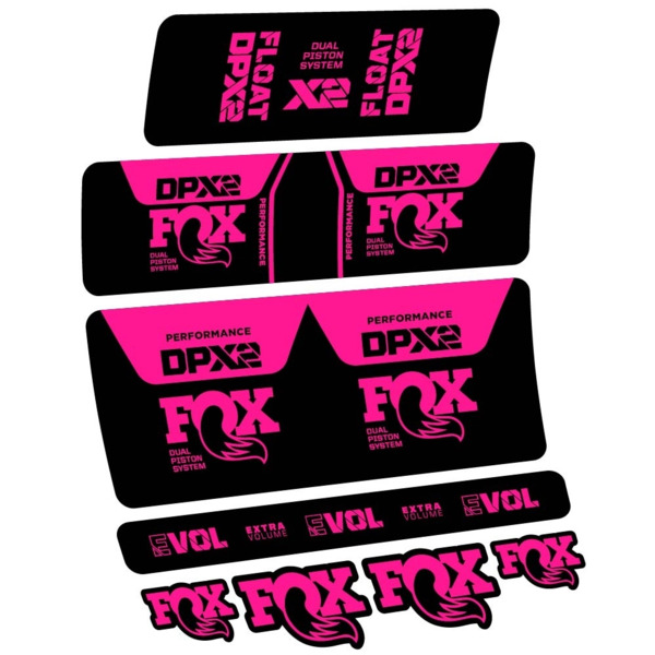 Fox DPX2 Performance 2021 Pegatinas en vinilo adhesivo Amortiguador (20)