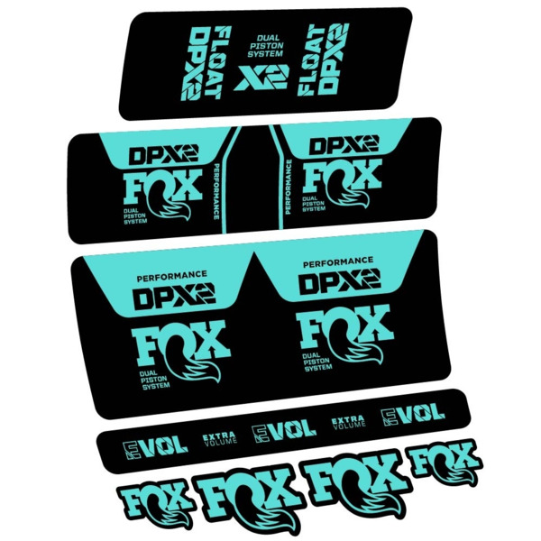 Fox DPX2 Performance 2021 Pegatinas en vinilo adhesivo Amortiguador (22)