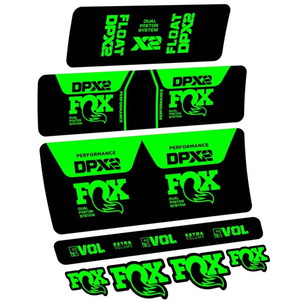 Fox DPX2 Performance 2021 Pegatinas en vinilo adhesivo Amortiguador (23)