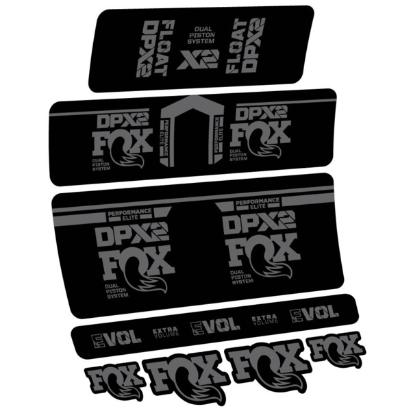Fox DPX2 Performance Elite 2021 Pegatinas en vinilo adhesivo Amortiguador (7)