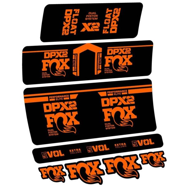 Fox DPX2 Performance Elite 2021 Pegatinas en vinilo adhesivo Amortiguador (11)