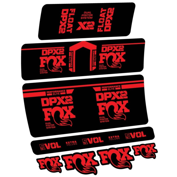 Fox DPX2 Performance Elite 2021 Pegatinas en vinilo adhesivo Amortiguador (19)