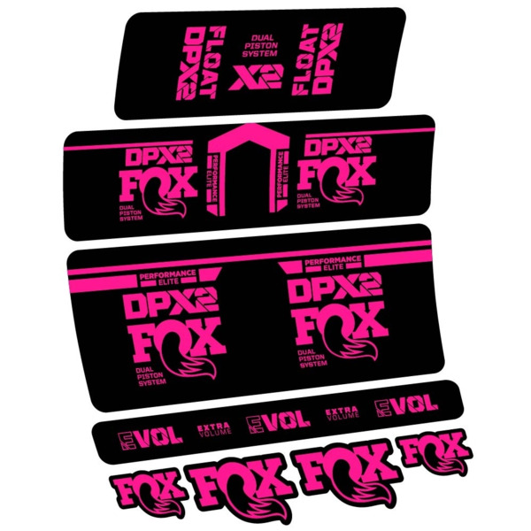 Fox DPX2 Performance Elite 2021 Pegatinas en vinilo adhesivo Amortiguador (20)