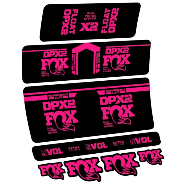 Fox DPX2 Performance Elite 2021 Pegatinas en vinilo adhesivo Amortiguador (21)