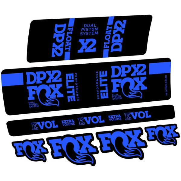 Fox Elite DPX2 2019 Pegatinas en vinilo adhesivo Amortiguador (5)