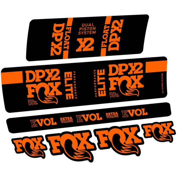 Fox Elite DPX2 2019 Pegatinas en vinilo adhesivo Amortiguador (11)