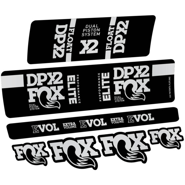 Fox Elite DPX2 2019 Pegatinas en vinilo adhesivo Amortiguador (15)