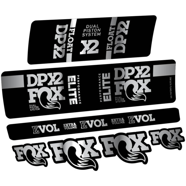 Fox Elite DPX2 2019 Pegatinas en vinilo adhesivo Amortiguador (16)